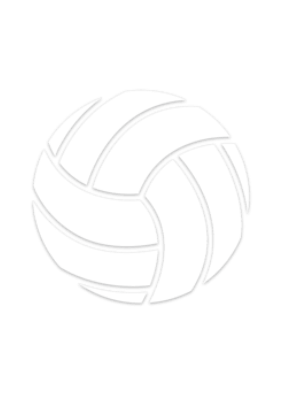 Volleyball Vinyl Car Decal